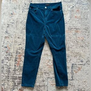 Ann Taylor Blue Petite Corduroy Jeans Size 12